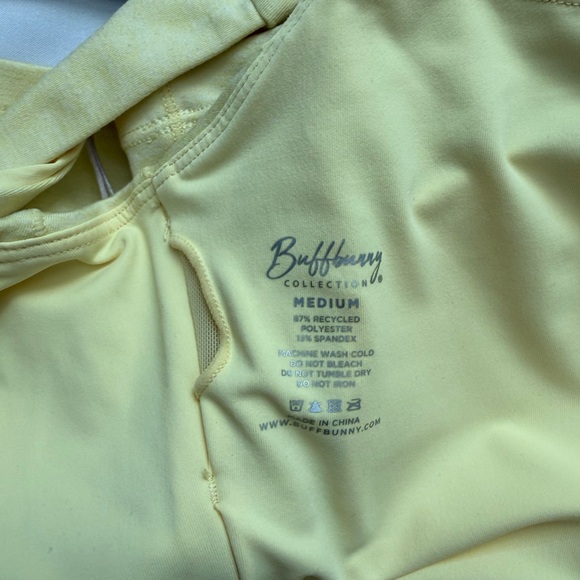 BuffBunny Light Yellow Women's Intimate Top - Picture 8 of 9